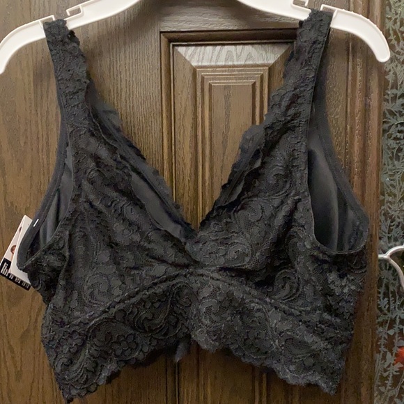 Smart & Sexy All Over Signature Lace Deep V Bralette Black. NWT - Picture 3 of 9